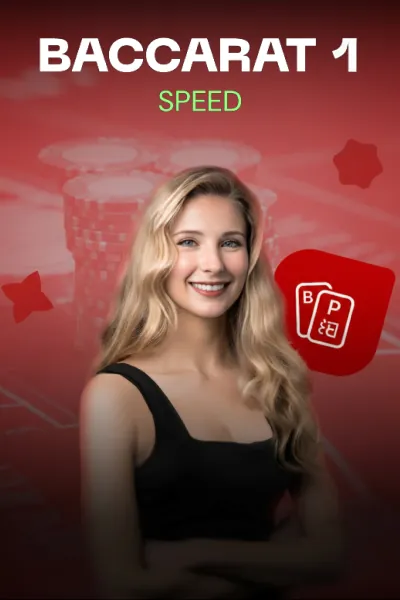 Baccarat 1 Speed — live baccarat van Bombay Live bij Rivo Casino