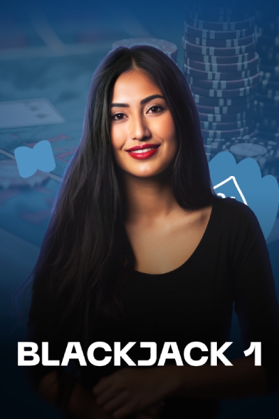 Blackjack 1 — live blackjack van Bombay Live bij Rivo Casino