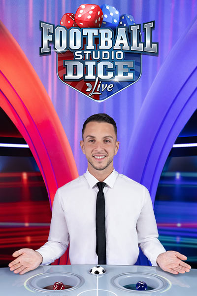 Football Studio Dice — live game show van Evolution bij Rivo Casino