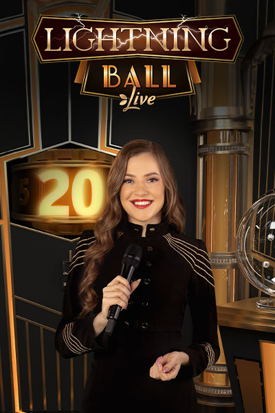 Lightning Ball — live game show van Evolution bij Rivo Casino