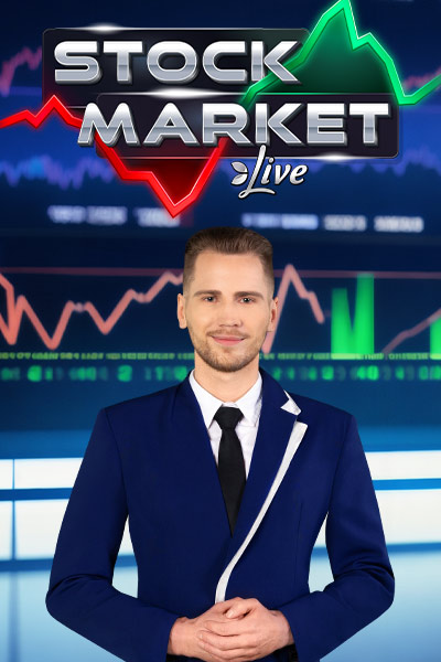 Stock Market Live — live game show van Evolution bij Rivo Casino