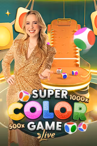 Super Color Game — live game show van Pragmatic Play bij Rivo Casino