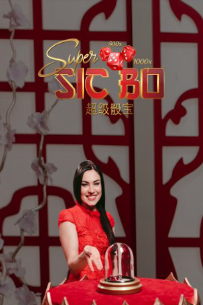 Super Sic Bo — live game show van Evolution bij Rivo Casino