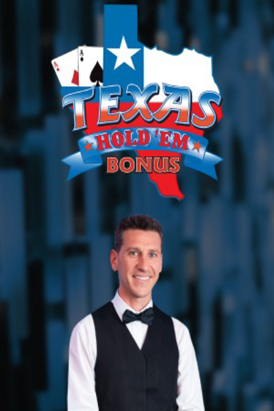 Texas Hold'em Bonus — live blackjack van Evolution bij Rivo Casino