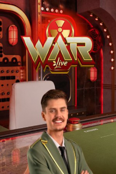 War Live — live game show van Evolution bij Rivo Casino